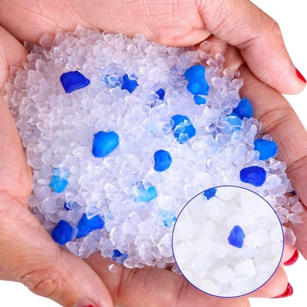 High Quality 4-8mm Crystal Cat Litter Dust Free Silica Sand